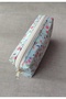 Nil Flower Patterned Small Organizer Bag |   Makeup & Hygiene Bag - 4