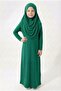 Girl's hijab dress - green