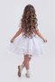 Girl's tutu satin skirt ribbon tiered fluffy ceremony - 3