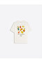 A Simple Start Printed Crew Neck Oversize Trendy Women's T-Shirt - 2