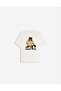 Cool Cat Printed Crew Neck Oversize Trendy Women's T-Shirt