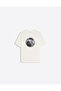 Disco Ball Printed Crew Neck Oversize Trendy Women's T-Shirt