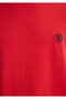 Seal Logo Embroidered Red T-Shirt Loose Fit 067074-70471 - 6