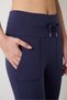 Navy Blue Comfort High Waist Pocket Detailed Ankle Length Leggings - 3