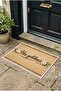 Welcome Concept Frame Patterned Door Mat
