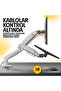 Nb F160 17-27 " Monitor Holder Double Arm Shock Absorber 2-9 kg Vesa Monitor Stand White - 7