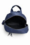 Women's Mini Multi-Compartment Fabric Bag Backpack – with Cover Pocket Detail Daily Use Bag Pieces - 4