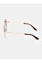 Geometric Butterfly Metal Sunglasses - 2