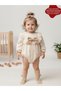 Gale Long Sleeve Lace Detailed Special Occasion Holiday Baby Girl Romper