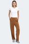 Verna I Women's Wide Leg Mustard Sweatpants with Pockets - 6