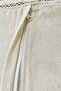 (2 Pcs) Buldan Handwoven Throw Pillow Cover 100% Cotton Laced with Guipure Lace 43X43 - 6