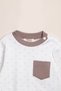 Girl's & boy's printed pajama set with pocket detail & long sleeves - 4