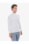 Ecru Slim Fit Half Turtleneck Basic Knitwear Sweater 50314176-Vr019 - 4