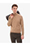 سترة تريكو أساسية ذات ياقة مدورة من Camel Slim Fit 50314202-VR015 - 2