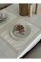 2-Piece Natural Lace Linen Rectangular Placemat / American Style Placemat - 2