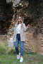 Stone Wool-Effect Blazer - 3