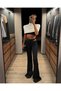 Kadin Barrow Scuba Fabric Suit Crop Pants