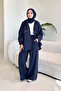 Biyeli Sports Suit - Navy Blue - 2