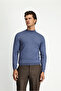 Half Turtleneck Regular Fit Wool Basic Knitted Sweater - 5
