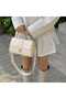 Women's Shoulder and Arm Crossbody Bag Cream