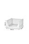 6 Pieces Rail Clothes Organizer - Kitchen Bathroom Organizing Storage Can Be Superimposed - 7
