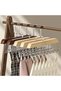3 Pieces Wooden 360 Degree Swivel with 8 Hooks Clothes Bra Scarf Tie Belt Bag Hanger Hanger - 2