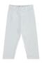 Small Size Pointed Print Leggings for 6-18 Months - Ecru