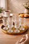 Set of 6 Crystal Glass Coffee and Water Glasses 85ml
