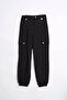 Robin Siyah Lastikli Jogger Pantalon - 3