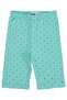 Medium Size Pointed Print Capri Leggings for 6-18 Months - Green