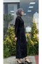 Bat Sleeve Jacquard Long Dress 26Ss5013 - 4