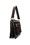 Women's Faux Leather Brown Shoulder Bag - 4