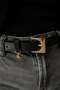 Silvana Gold Buckled Women's Belt - 2