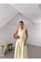 V-Neck Sleeveless Waist Fitted Atlas Maxi Women's Casual Special Occasion Dress - 2