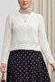 Openwork Patterned Thin Knitwear -Ecru - 2