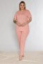 Plus Size Oversized Short Sleeve Pajama Set B780-20