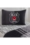 Licensed Quilted -Beşiktaş Fan- Single 4-Season Duvet Cover Set with Elastic Sheets - 3