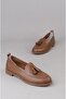 Select 2504 genuine leather women's flat shoe brown - 5