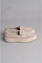 Select 2315 genuine leather women's shoes beige suede - 3