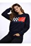Women S Chest Print Logo Organic Cotton Sweatshirt - 2