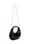 Women Acrylic Metallic Mini Clutch Bag in Black - 4