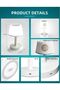 Table Lamp Quran Speaker - Muslim Bluetooth Speaker Digital APP Remote Control Night Light Desk Lamp - 3