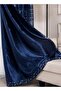 Ocean Castle Starry Night Thermal Blackout Curtain, Dark Blue 100x250cm for Boys Bedroom - 7