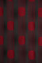 Pointed Double Color Burgundy Rope Curtain Ready Made Buttons Sewn on Rope Curtain 300*270 cm