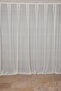 Petek Model Cream Color Single Wing Sewn Pleated Background Curtain 300*260 cm - 2