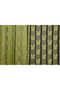 Kelebek Model Green Color Rope Curtain Ready Made Buttons Sewn on Rope Curtain 300*280 cm - 5
