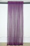 Dar Etek Purple Color Single Wing Ready-Made Pleated Background Curtain 75*260 cm
