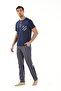 3-Piece Half Sleeve Men's Pajama Set Epj801 - 2