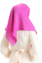Madame Mary French Voile Scarf 19098-12 Fuchsia - 3