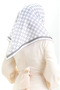 وشاح ناعم منقوش 70294-02 رمادي - 3